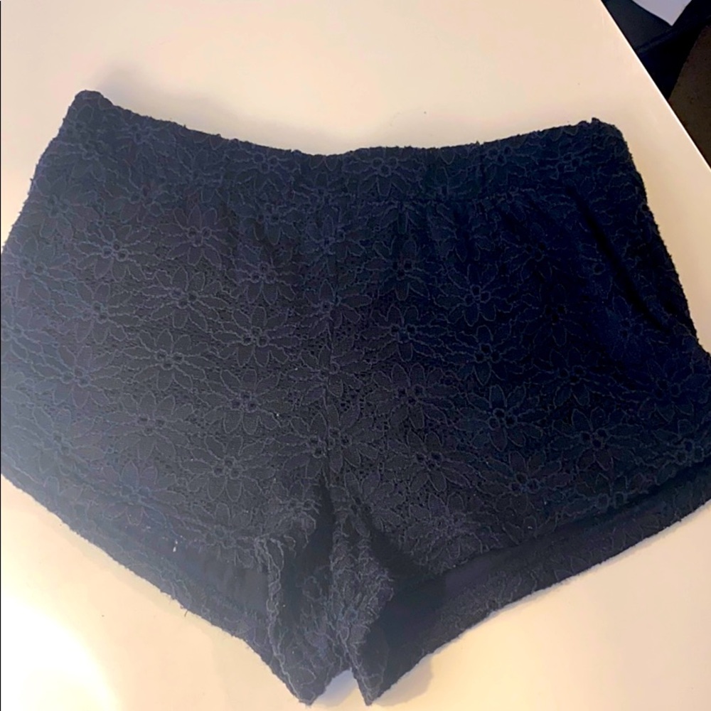 Forever 21 Black Lace Shorts